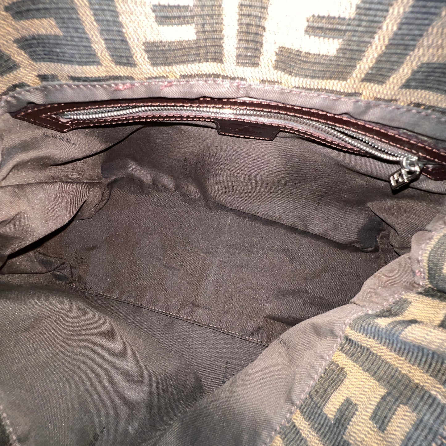FENDI Mamma Baguettw Silver Hardware