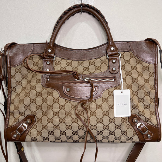 BALENCIAGA x GUCCI City Bag