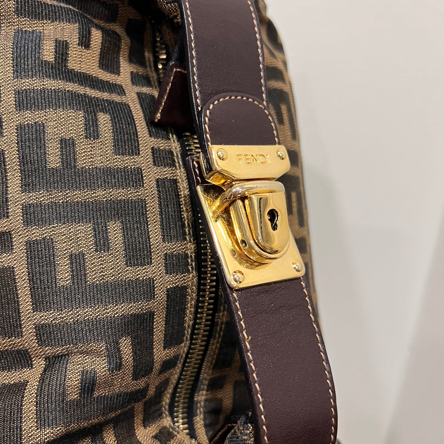 FENDI Zucca Vanity Bag 24cm