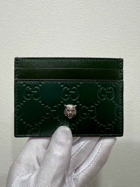GUCCI CARD CASE WITH INCLUSIONS