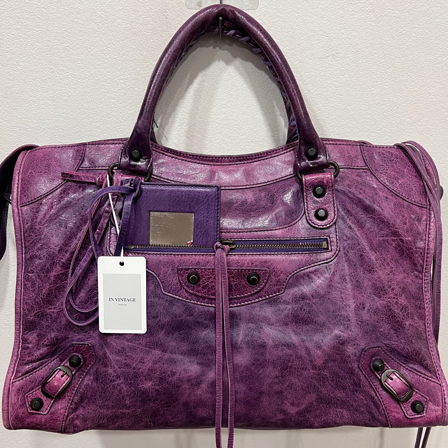 BALENCIAGA City Bag Medium Purple