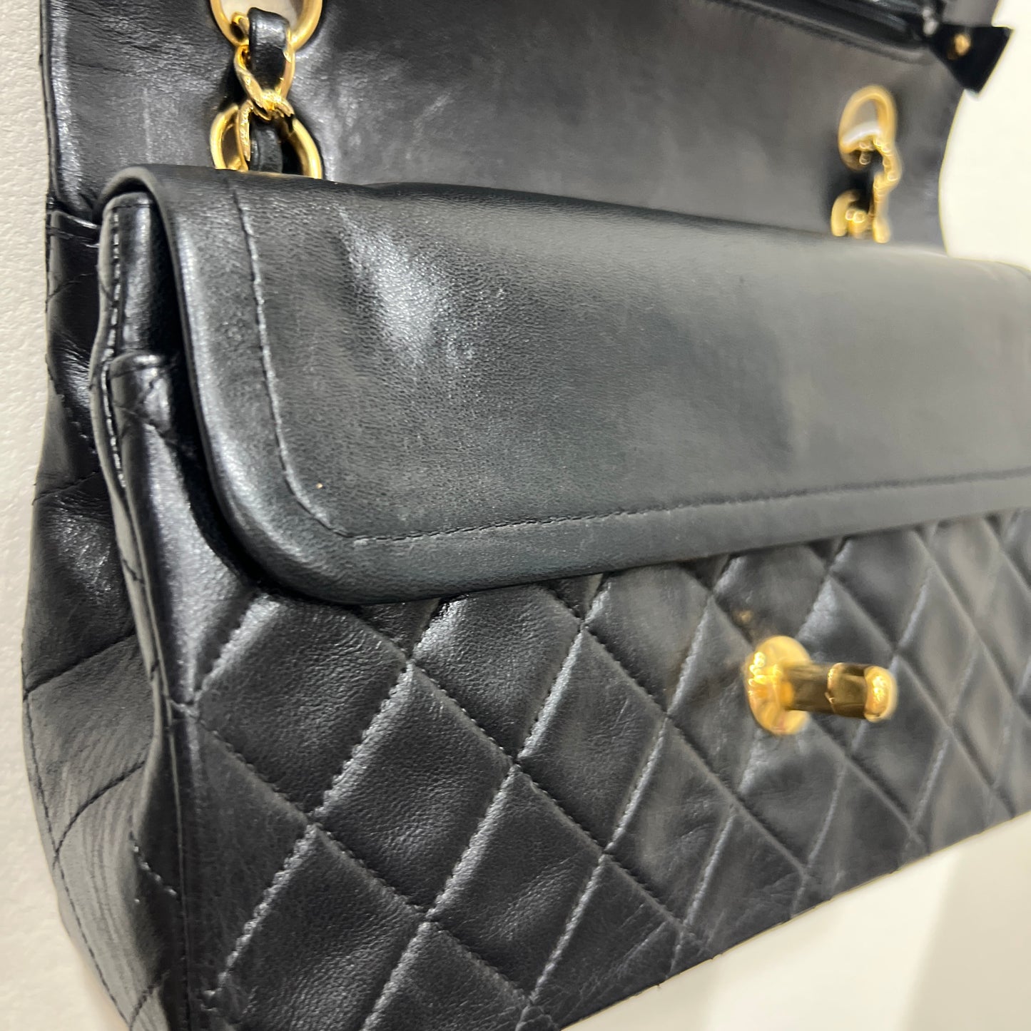 CHANEL Classic Double Flap 24k Gold 23cm