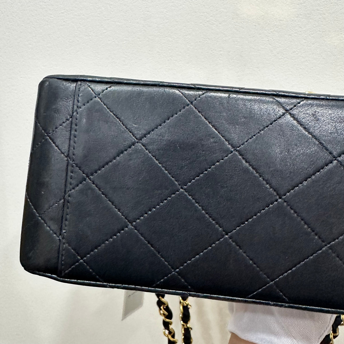 CHANEL Classic Flap Year 1994-1996 24k Gold CC Turn-lock