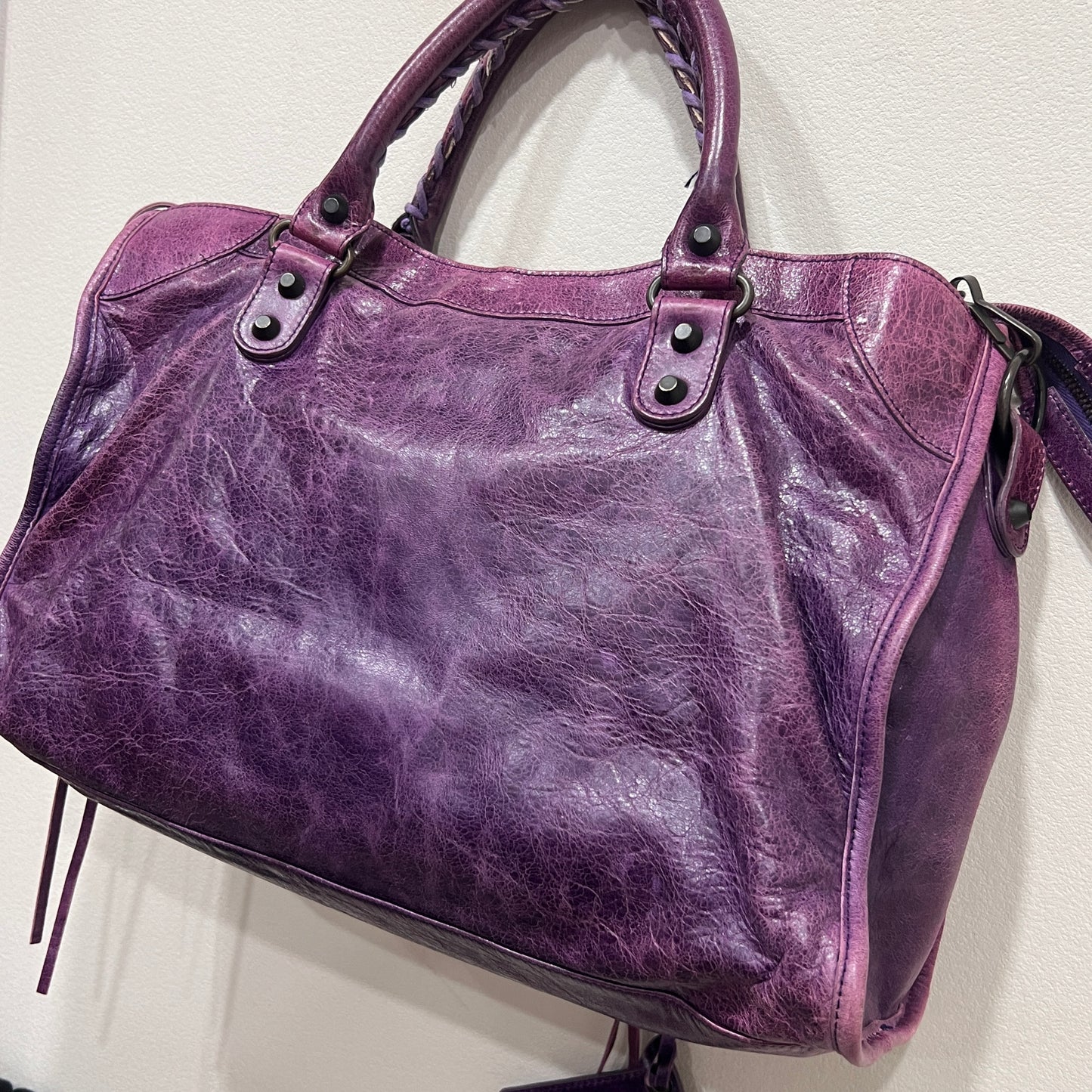 BALENCIAGA City Bag Medium Purple