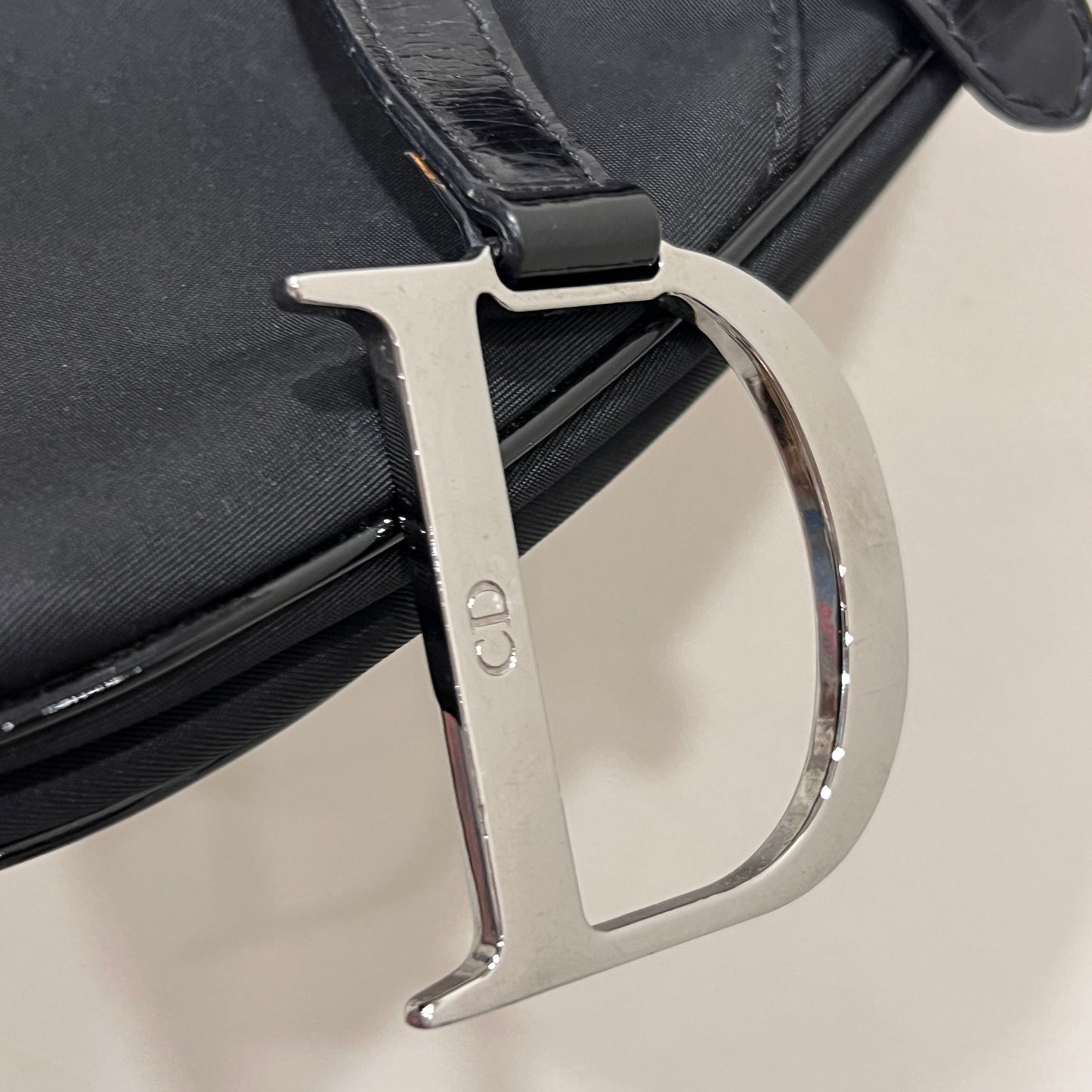 DIOR Black Saddle Bag