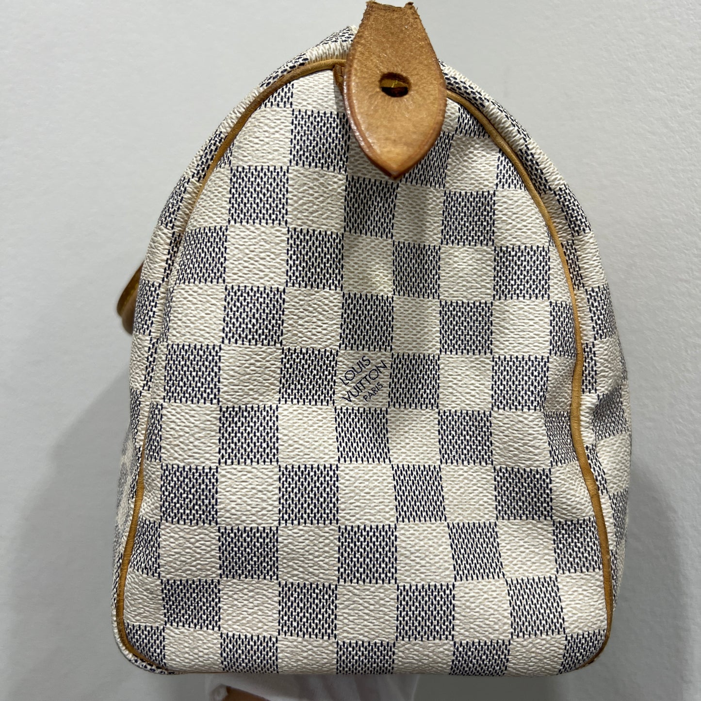 LOUIS VUITTON Speedy White Damier 25 (6530316)