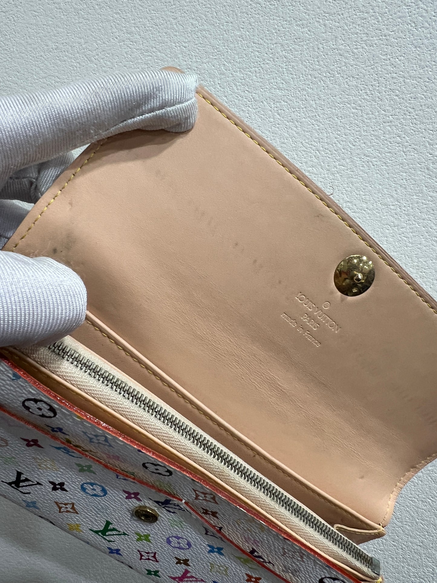 LOUIS VUITTON Multi Color Murakami Wallet