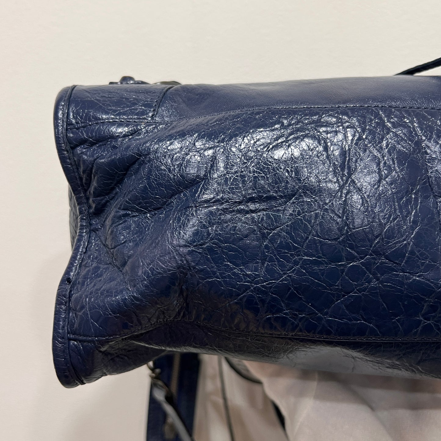 BALENCIAGA City Bag Medium Navy Blue