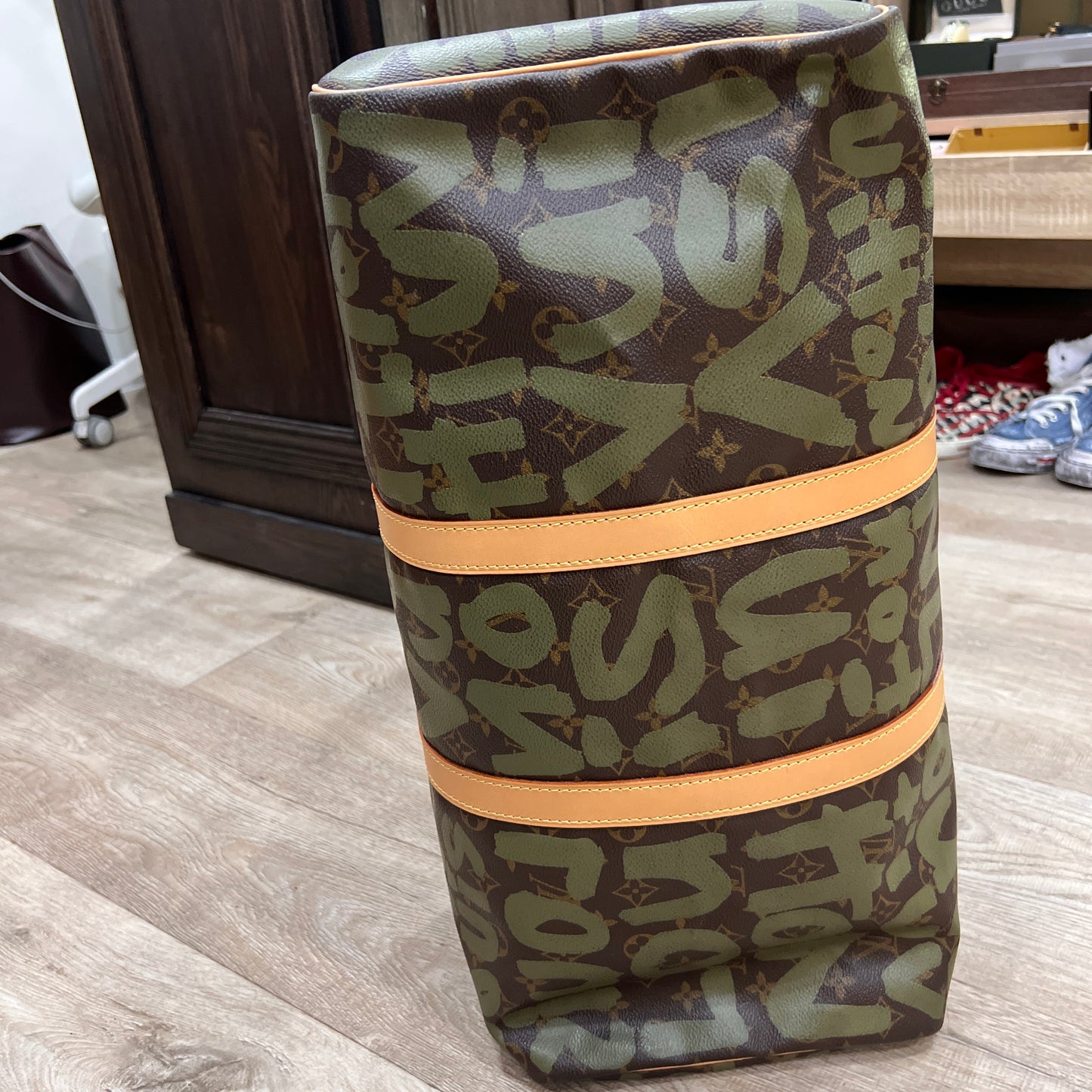 LOUIS VUITTON KEEPALL 45 X Stephen Sprouse