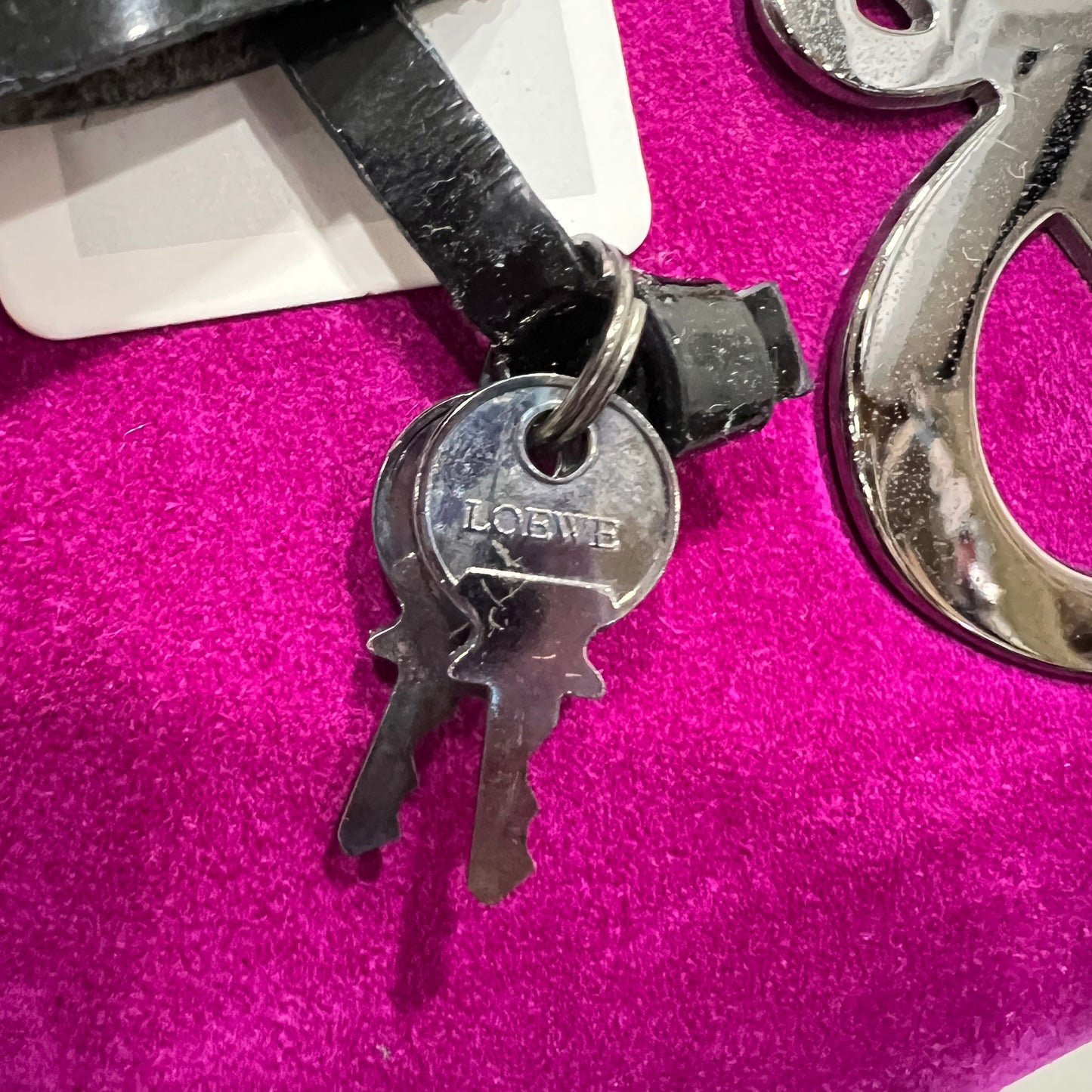 LOEWE Suede Fucshia Pink Amazona
