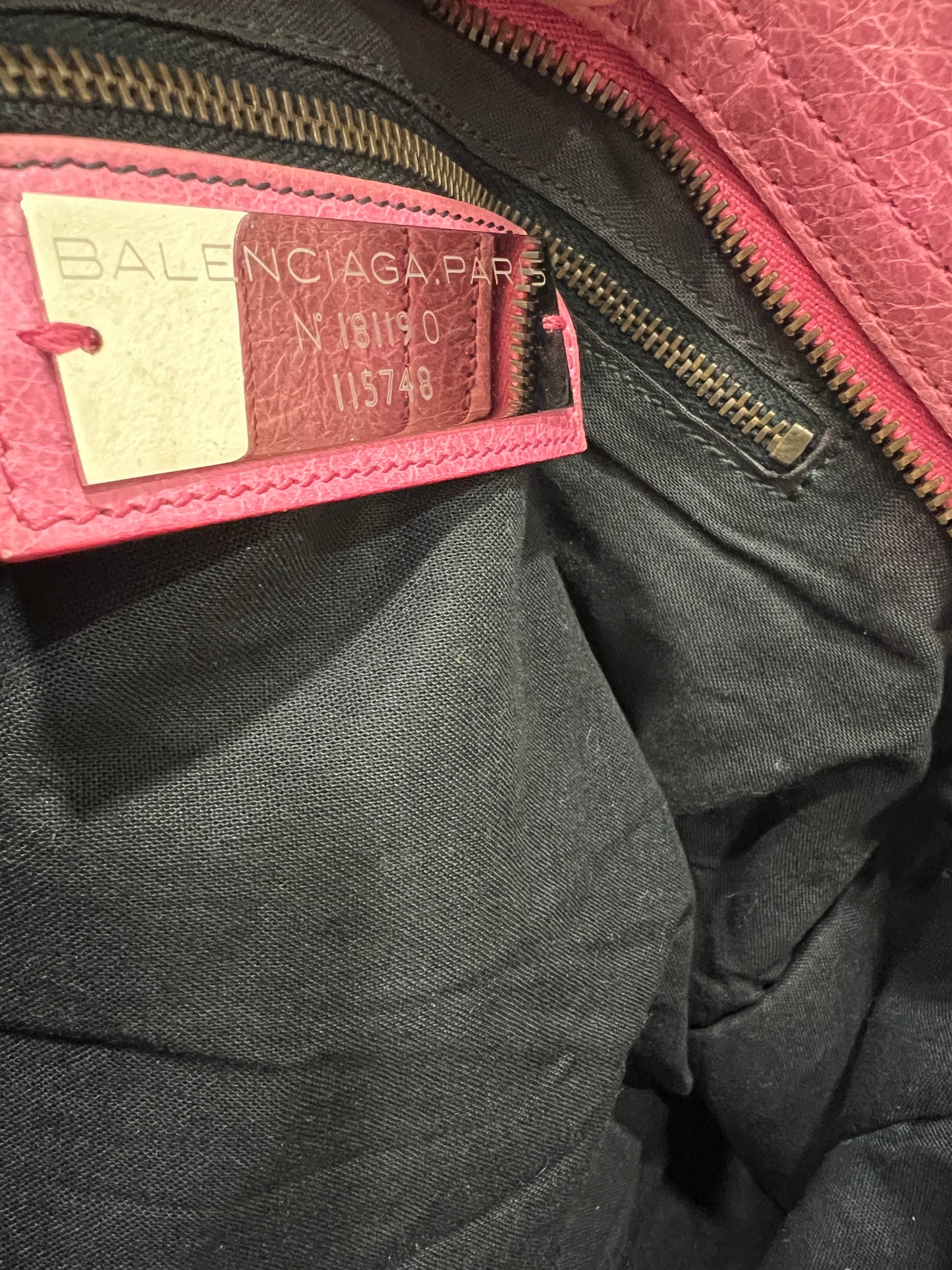 BALENCIAGA CITY BAG PINK