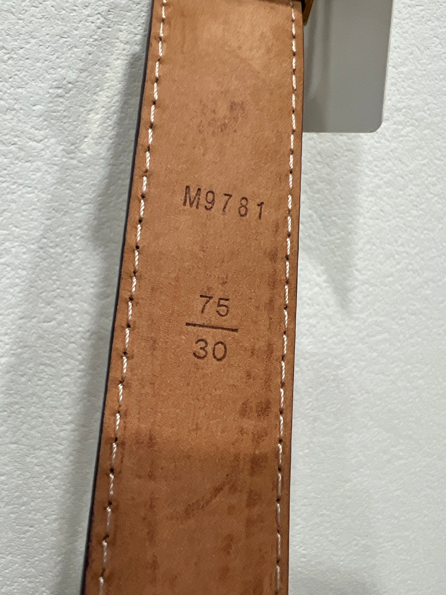 LOUIS VUITTON Belt Monogram 90cm