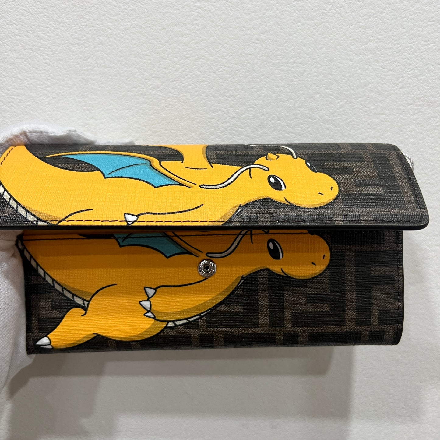 FENDI X FRGMT X Pokemon Dragonite Wallet