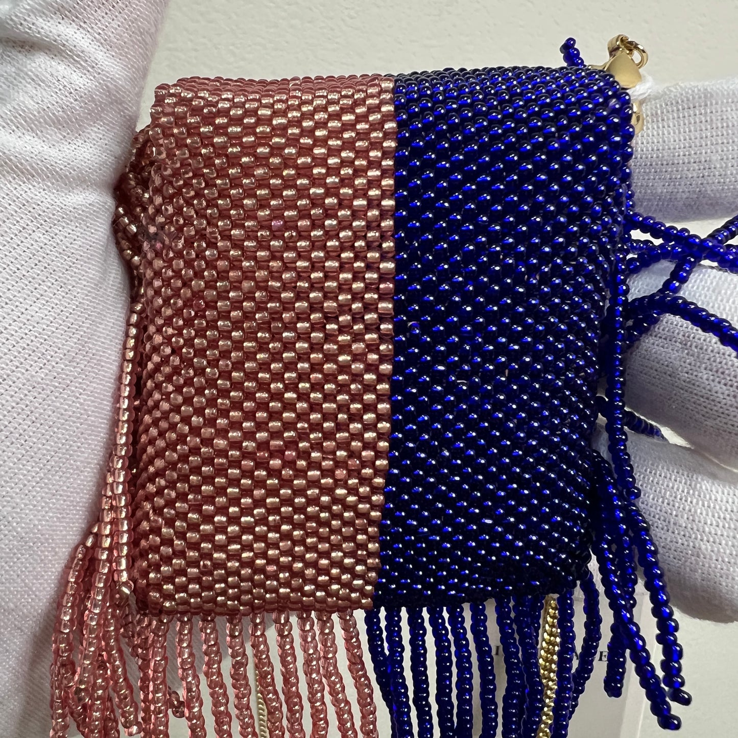 FENDI Pequin Pico Baguette Charm Beads Bag
