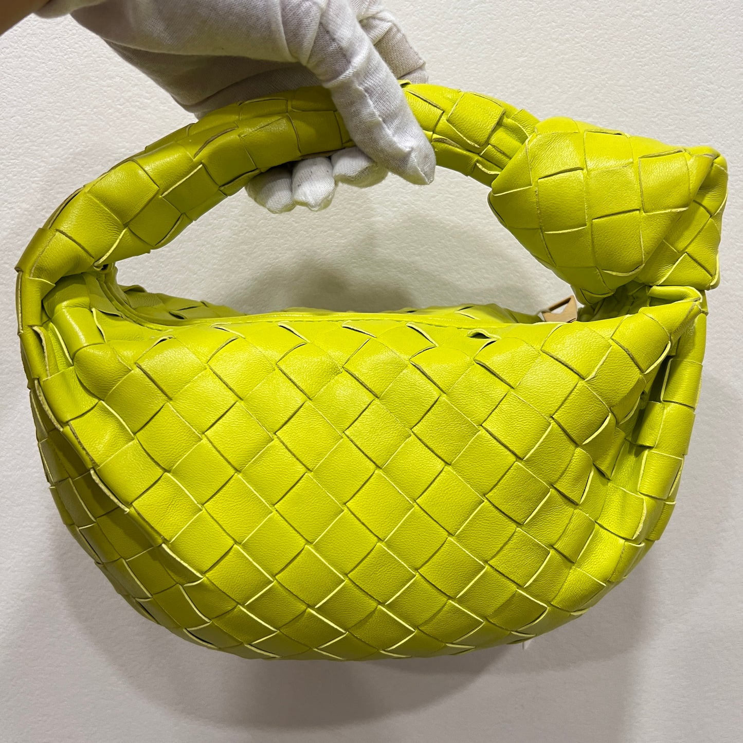 BOTTEGA VENETA Mini Jodie Neon Green
