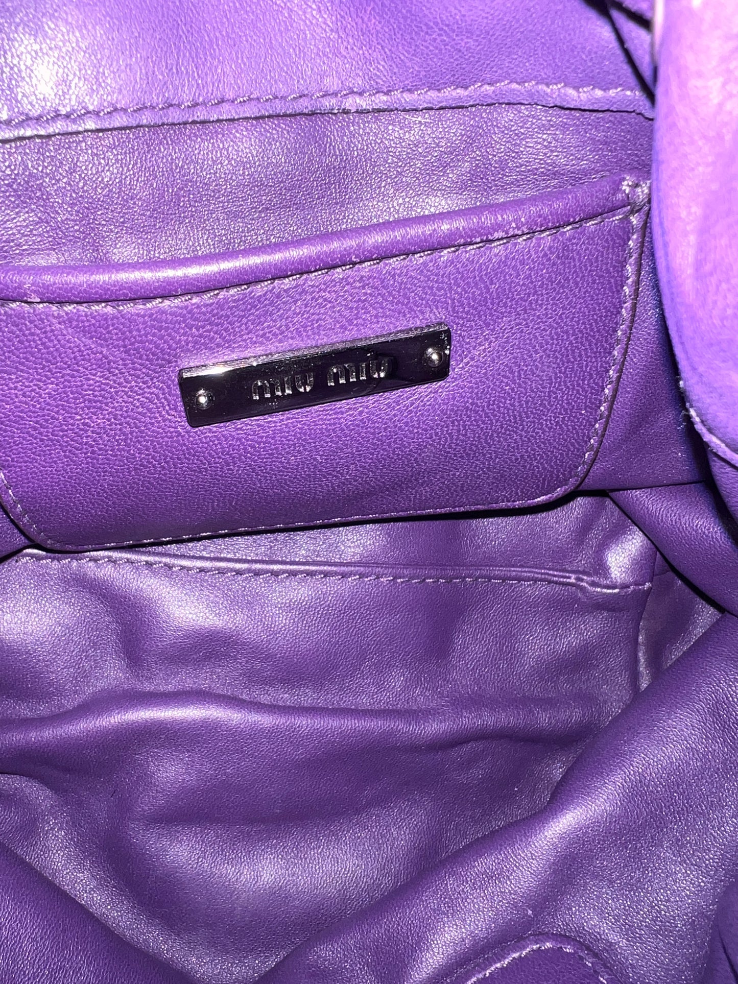 MIU MIU Mini Jewel Drawstring Bag (6541741)