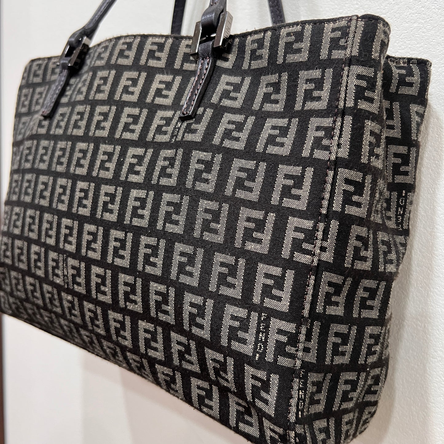 FENDI Zuccino Tote Bag