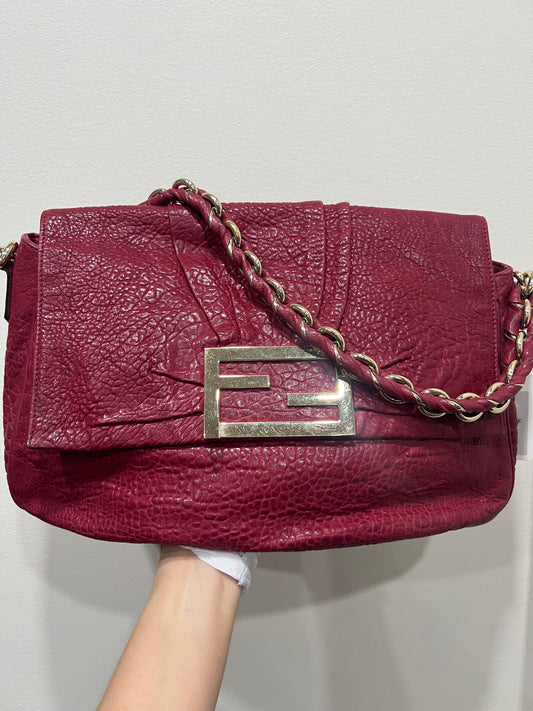 FENDI Mia Flap Shoulder Bag