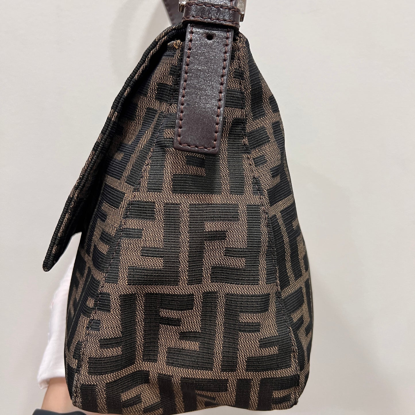 FENDI Mamma Baguettw Silver Hardware