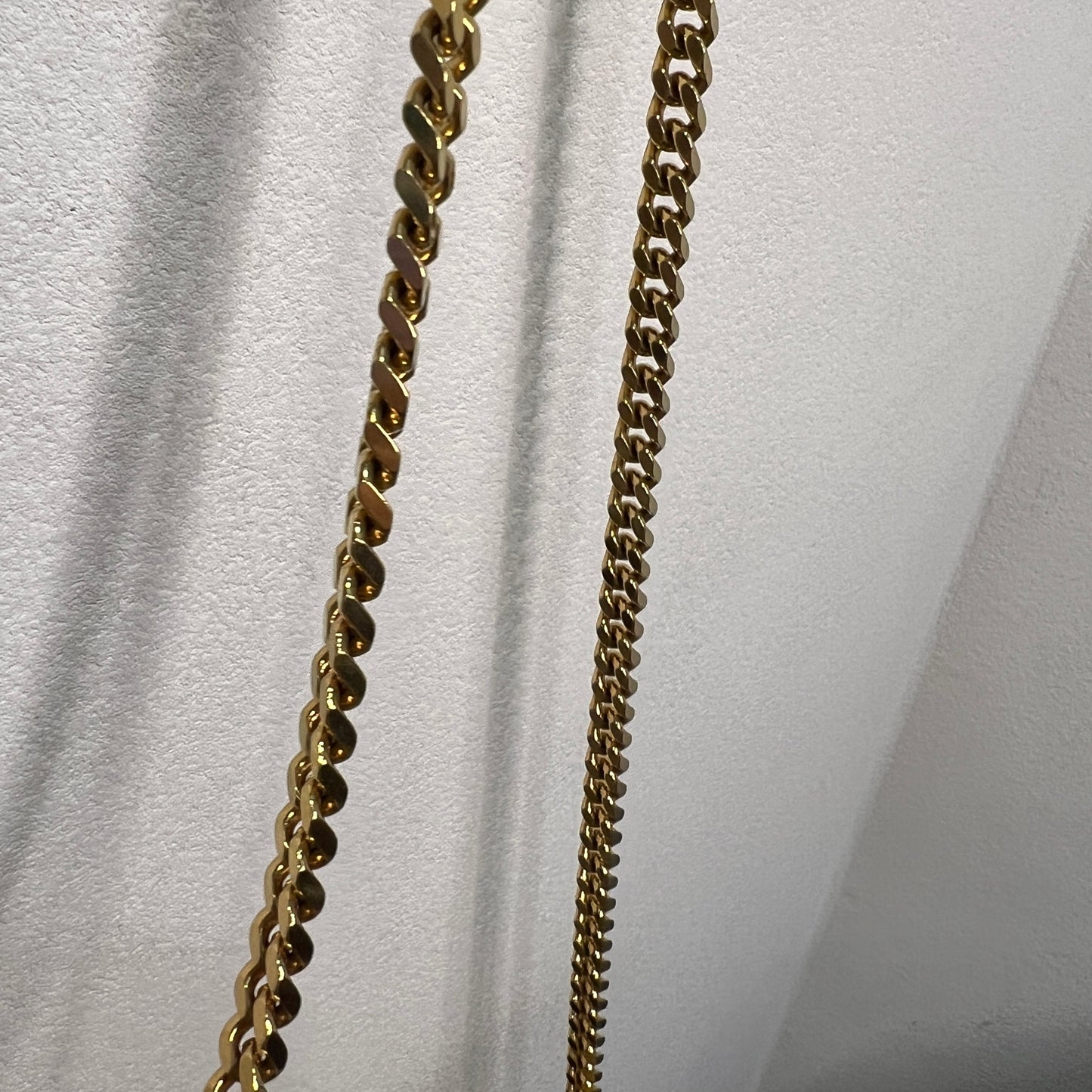 YSL Metallic Gold Leather