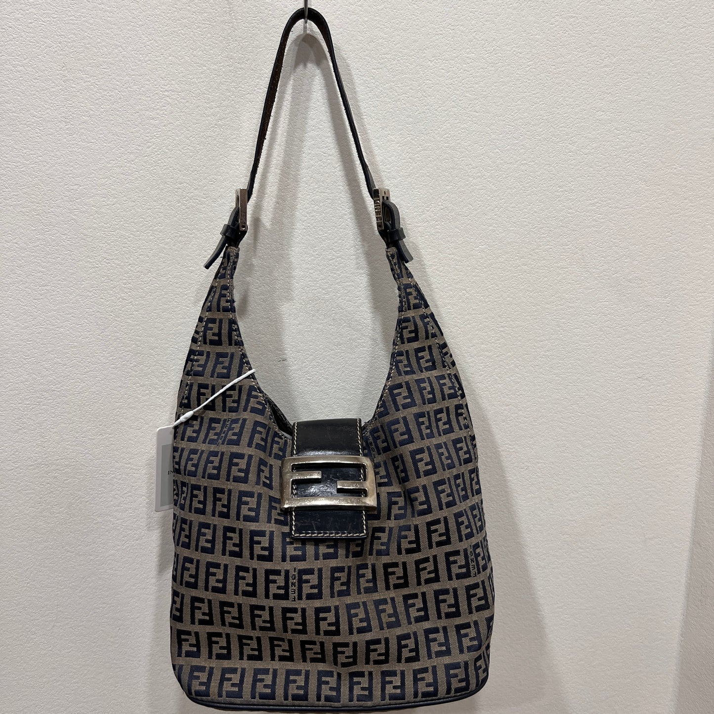 FENDI Hobo Bag Zuccino Canvas