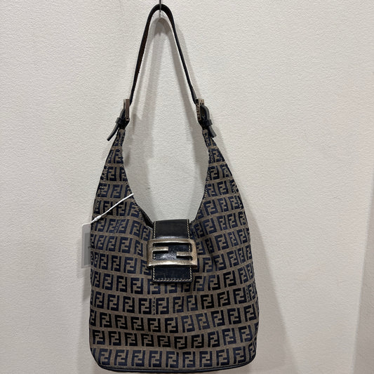 FENDI Hobo Bag Zuccino Canvas