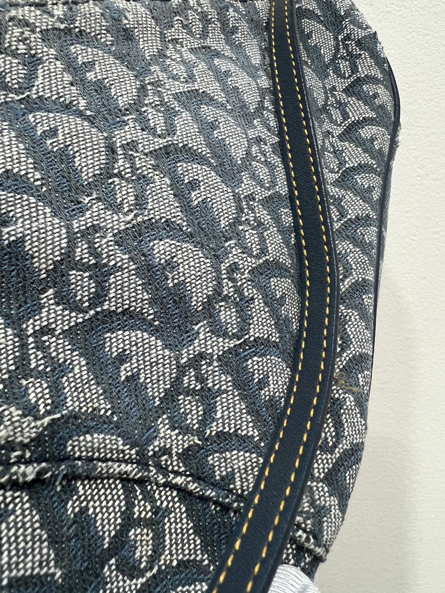 DIOR Saddle Bag Navy Blue