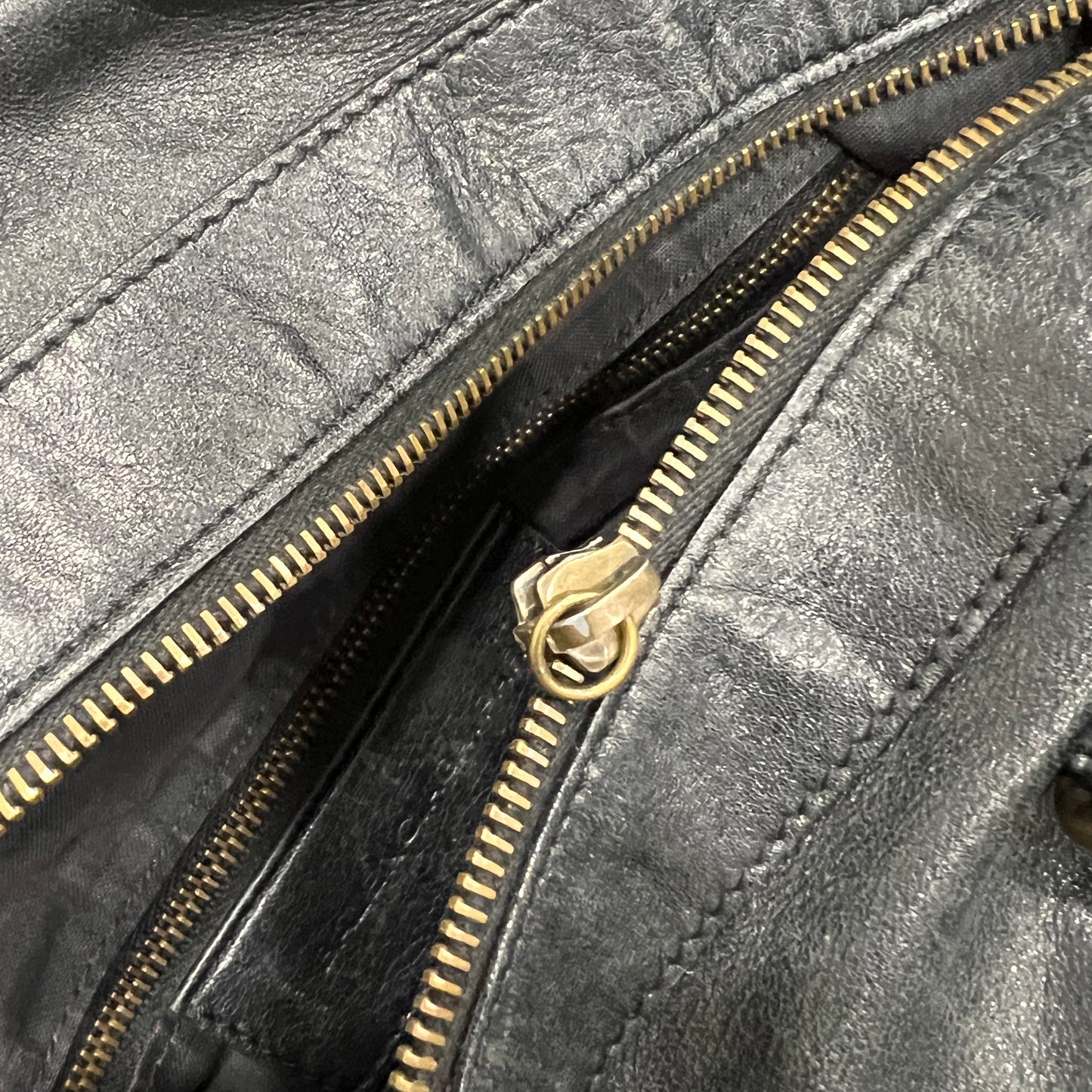 BALENCIAGA Black Twiggy Leather Satchel