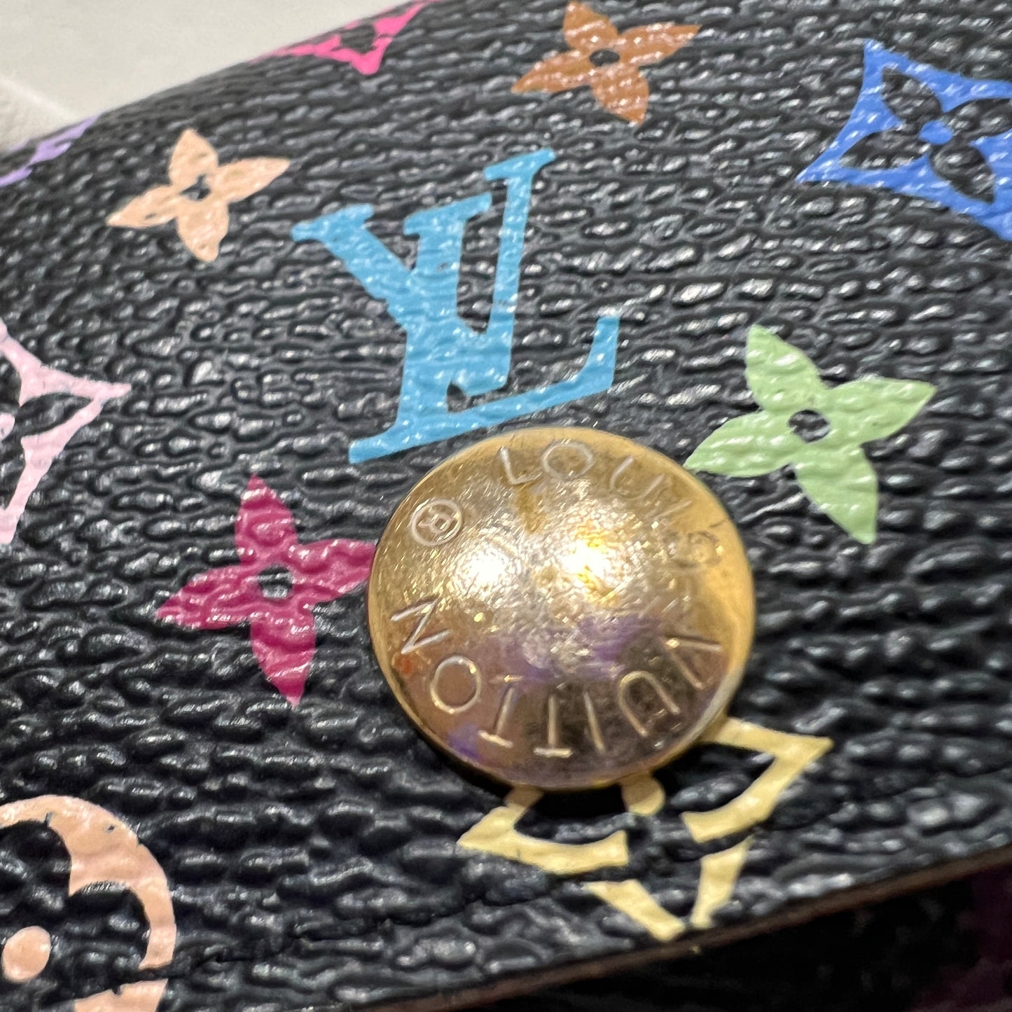 LOUIS VUITTON Murakami Key Holder (Black)