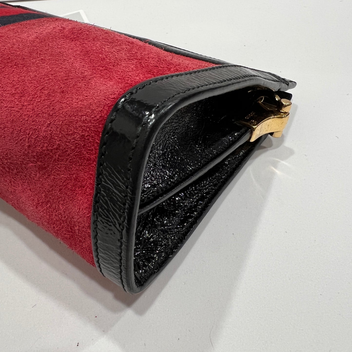 GUCCI Ophidia Chain Suede Small Shoulder Bag