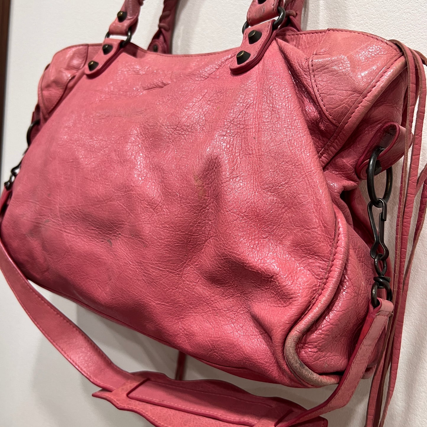 BALENCIAGA Pink City Bag