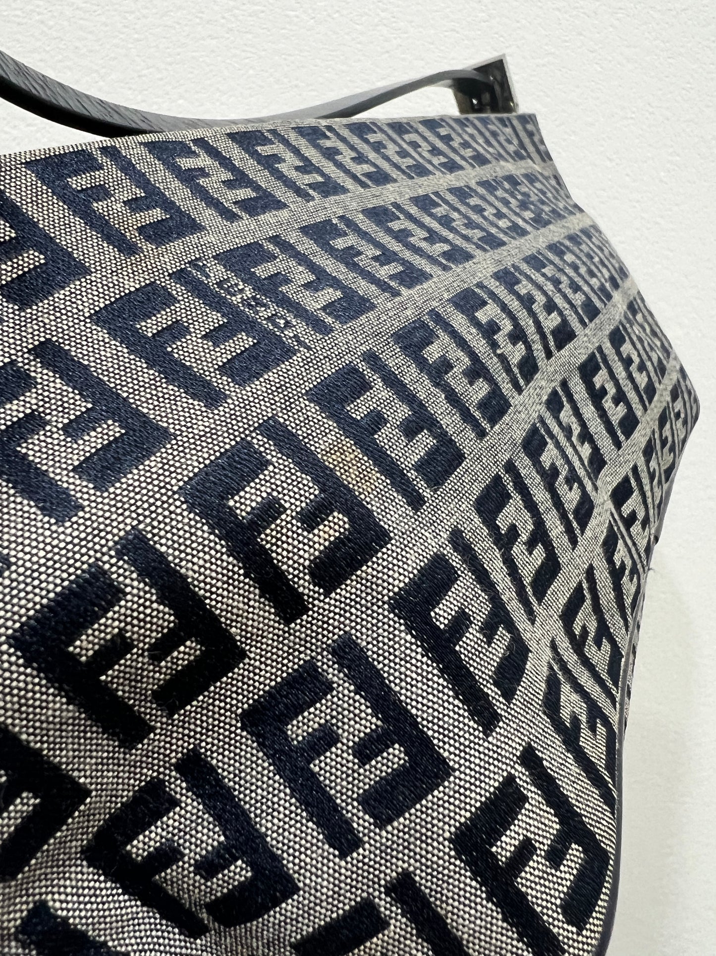 FENDI Monogram Zuccino Shoulder Bag