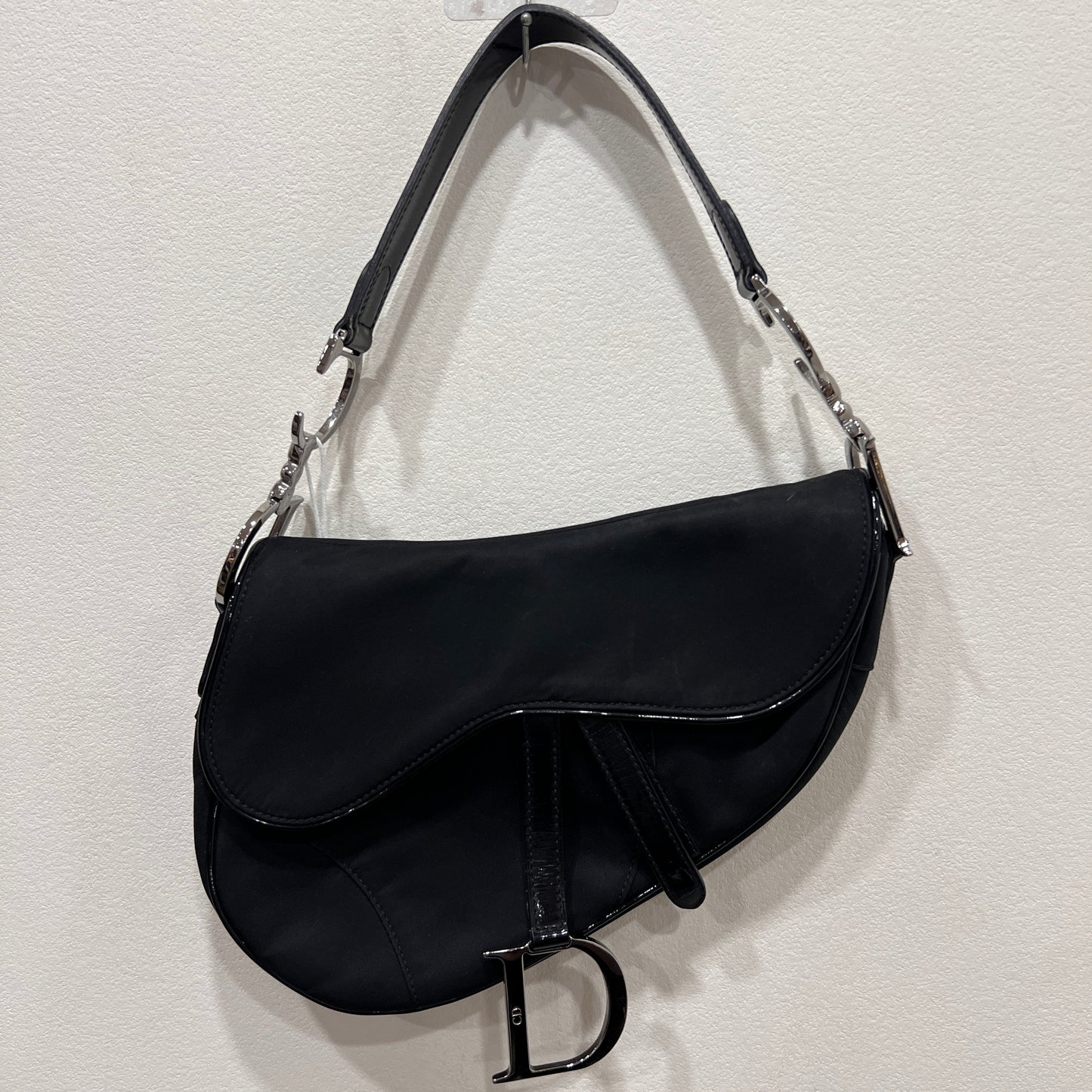 DIOR Black Saddle Bag