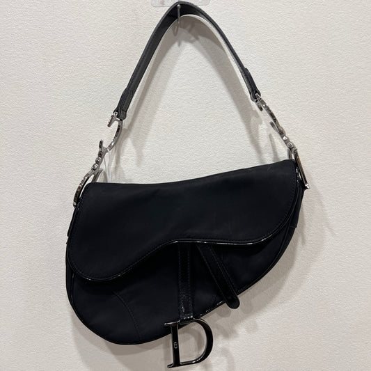 DIOR Black Saddle Bag