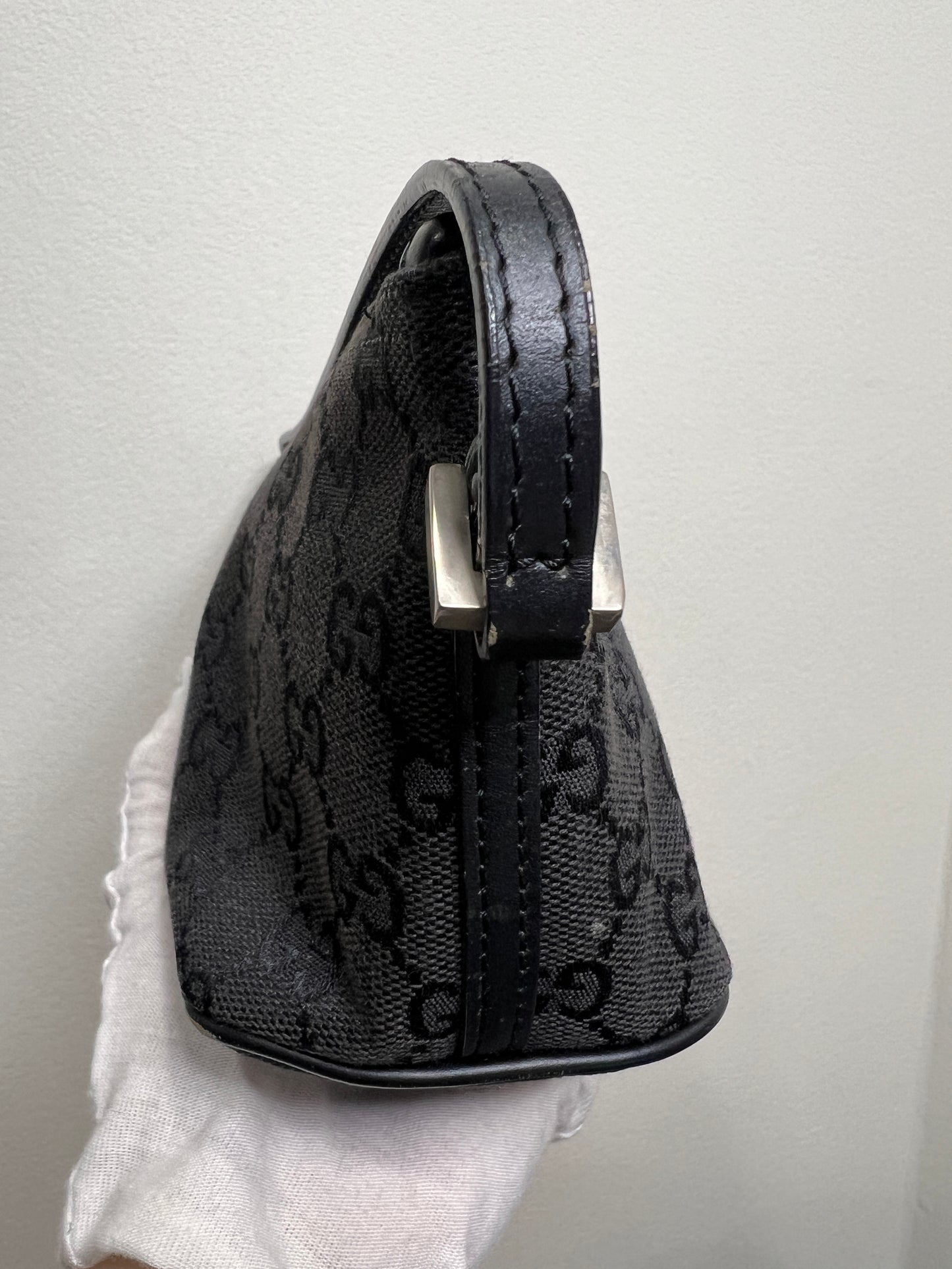 GUCCI Canvas Black Handbag (53660)