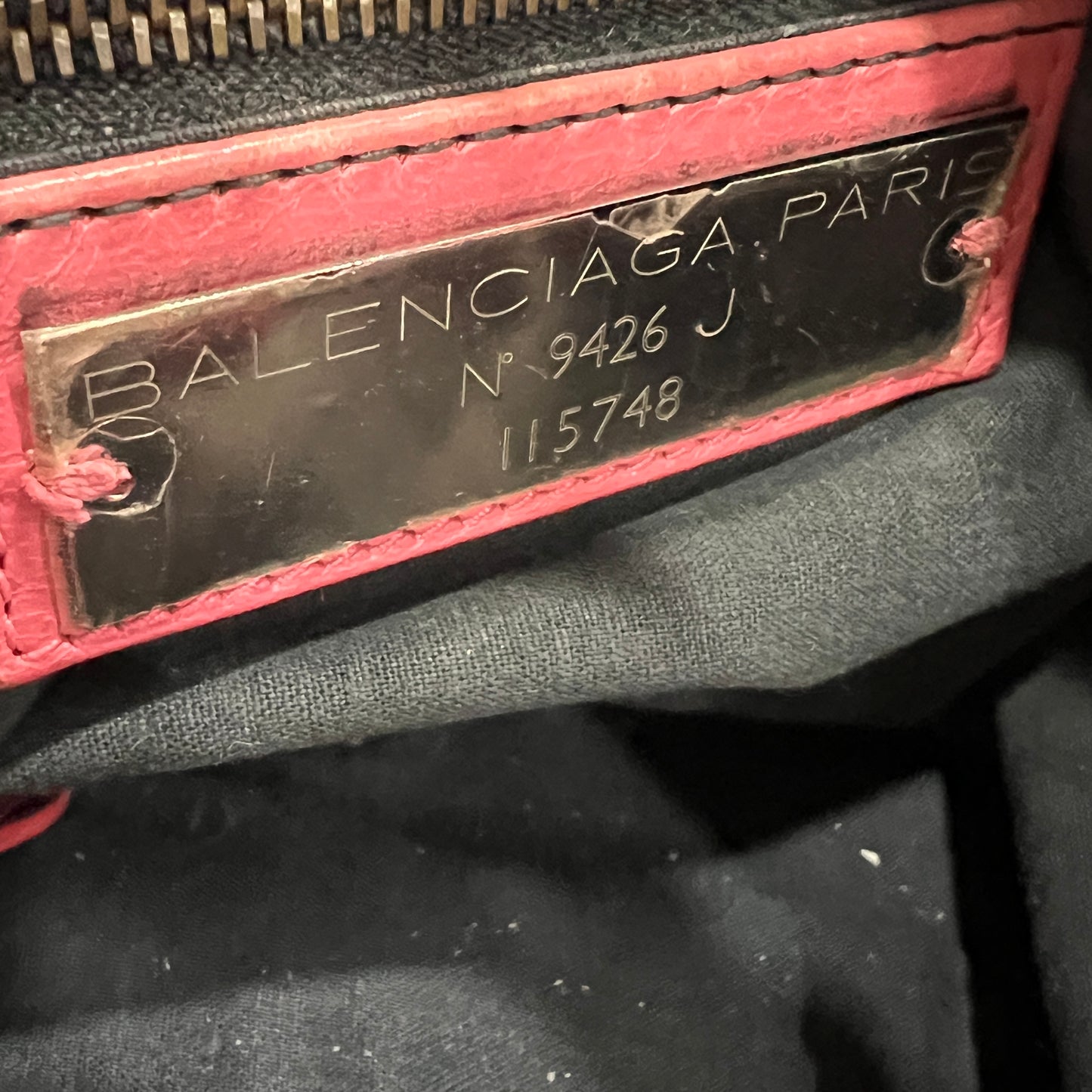 BALENCIAGA Pink City Bag