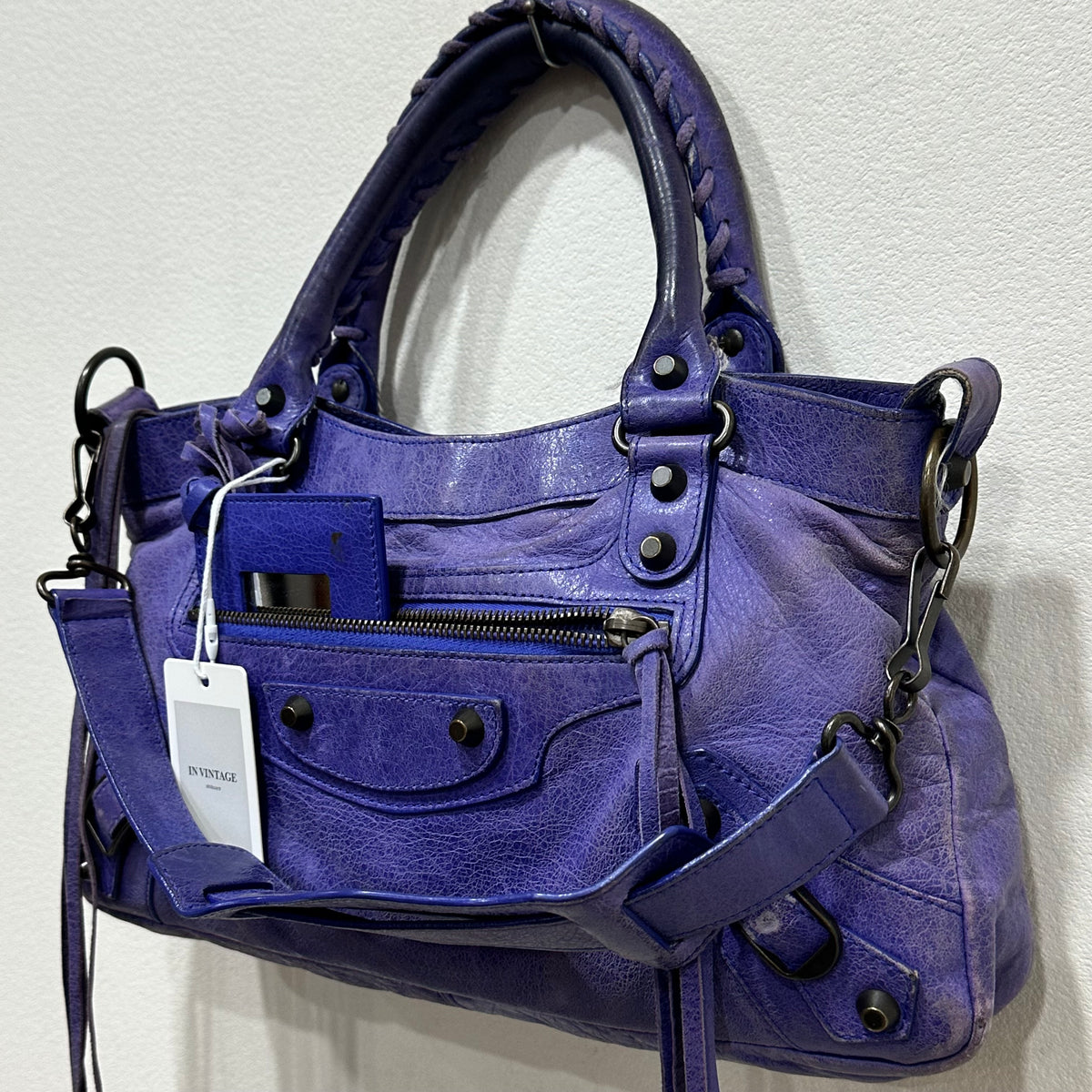 BALENCIAGA The First Bag Purple
