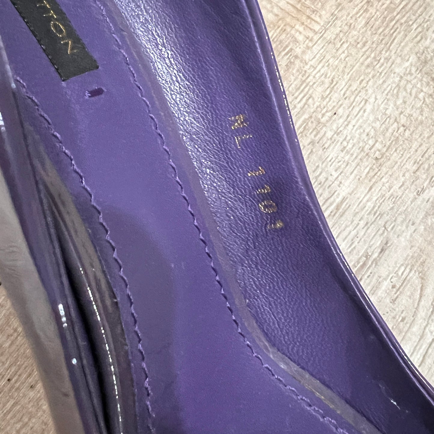 LOUIS VUITTON Purple Shoes