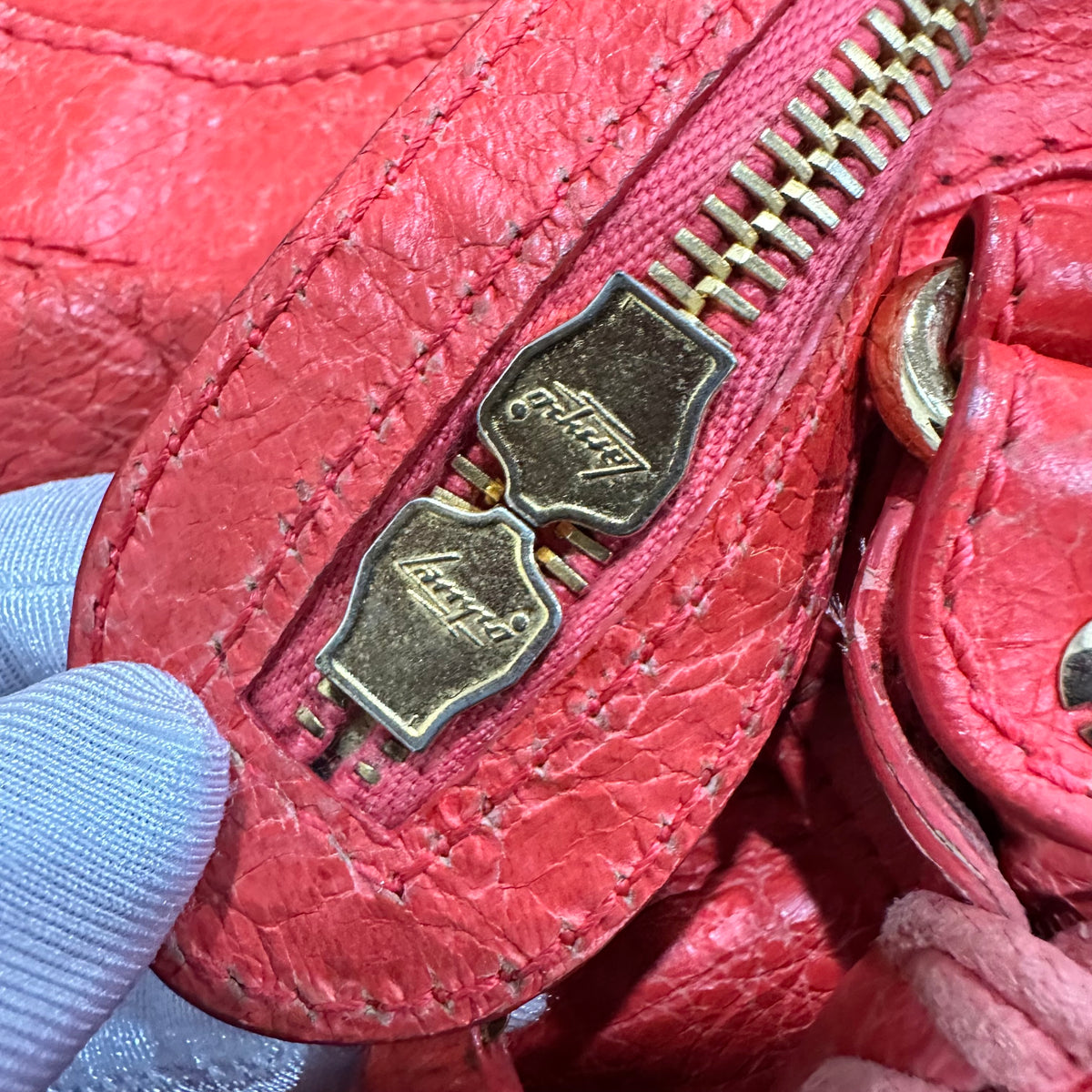 BALENCIAGA City Bag Medium Gold Hardware