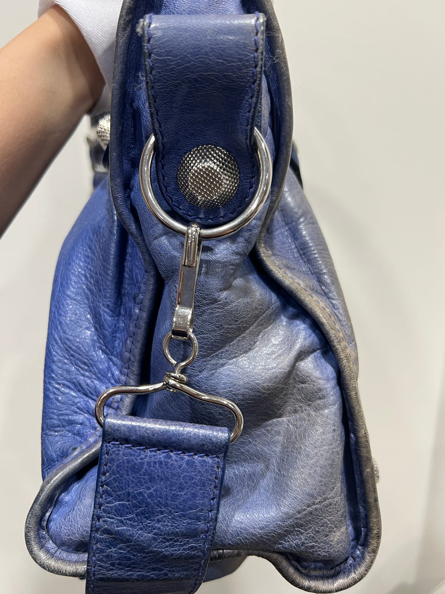 BALENCIAGA BLUE CITY BAG