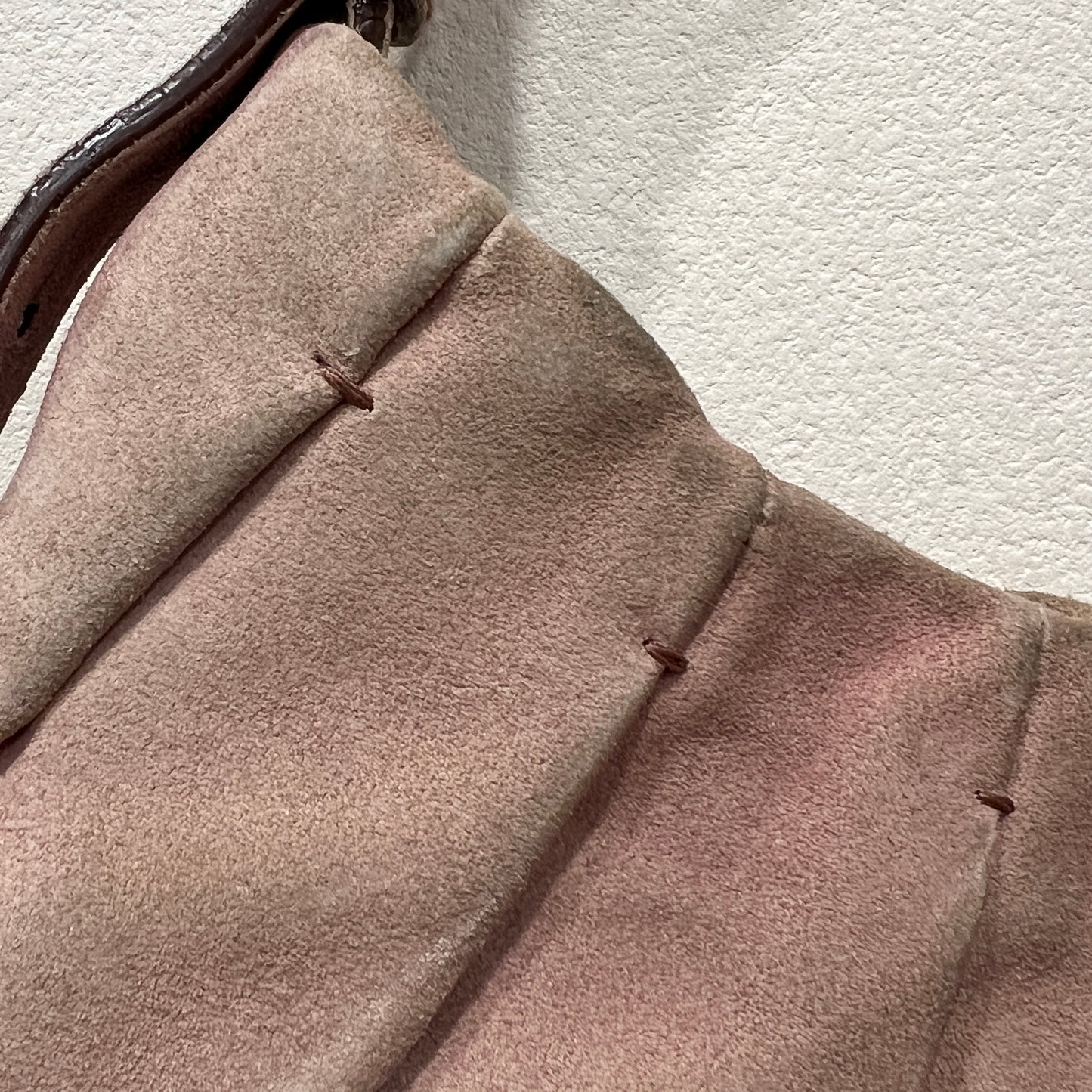 YSL Mombasa Pink Suede Leather