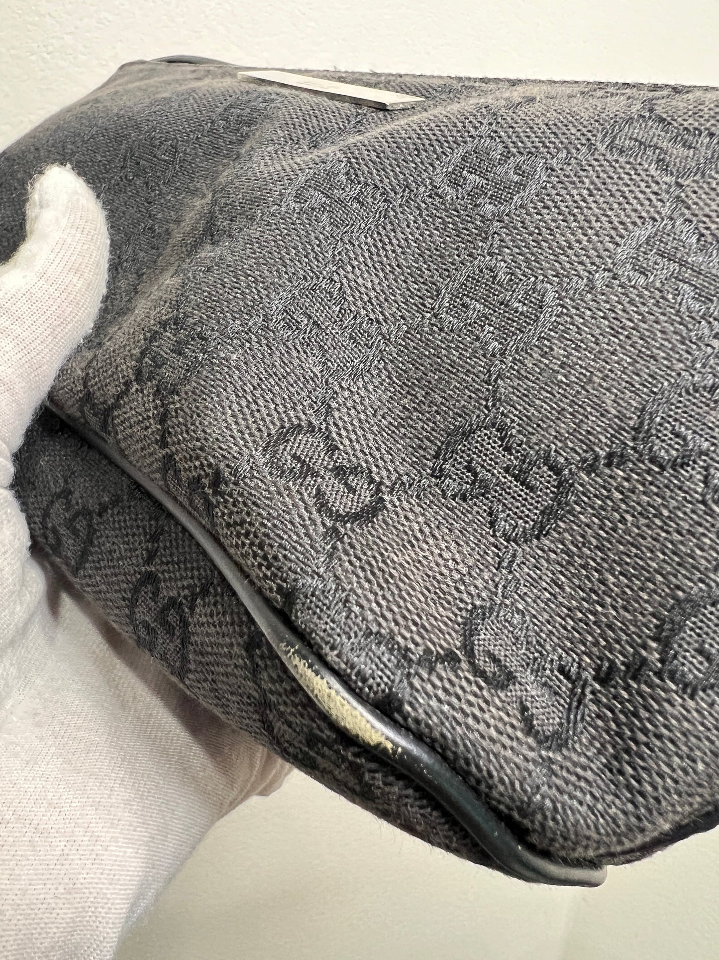 GUCCI Canvas Black Handbag (53660)