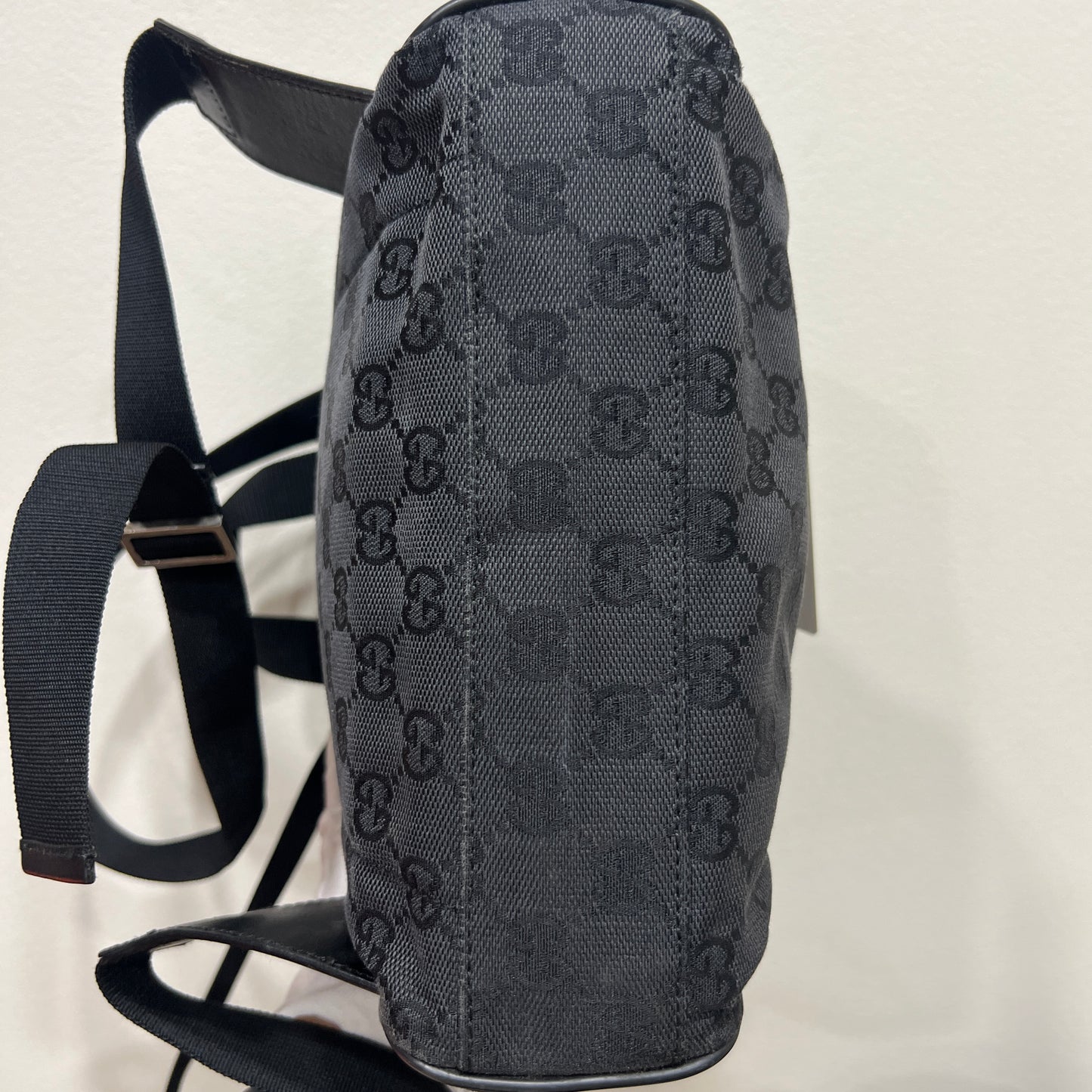 GUCCI Mesh x Fabric Canvas Backpack