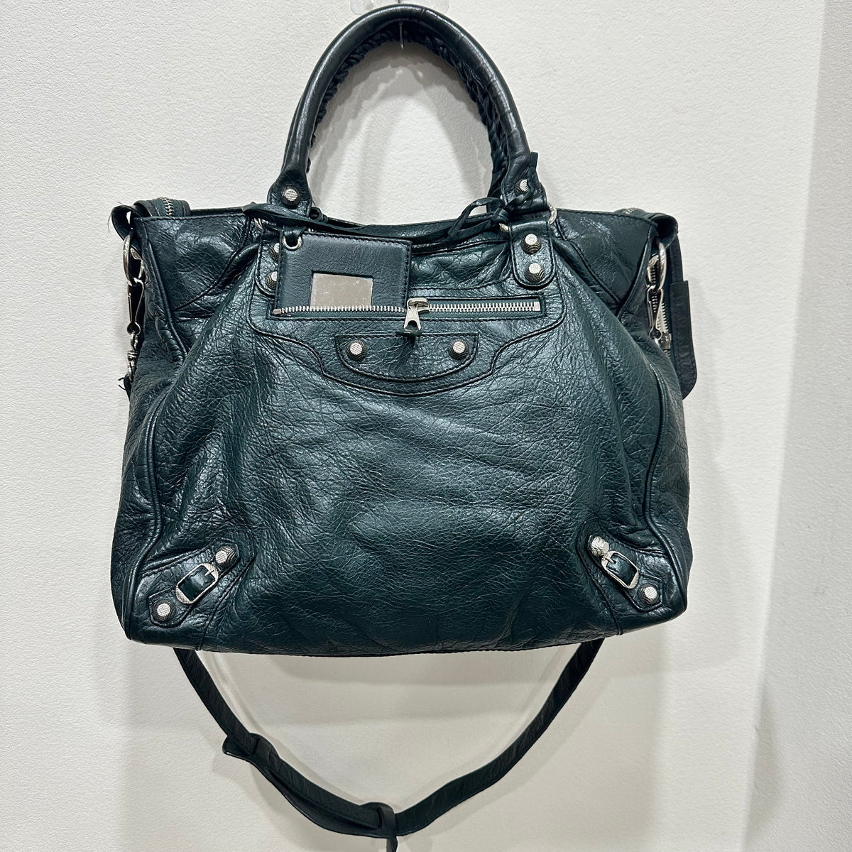 BALENCIAGA  Green City Bag Long Strap