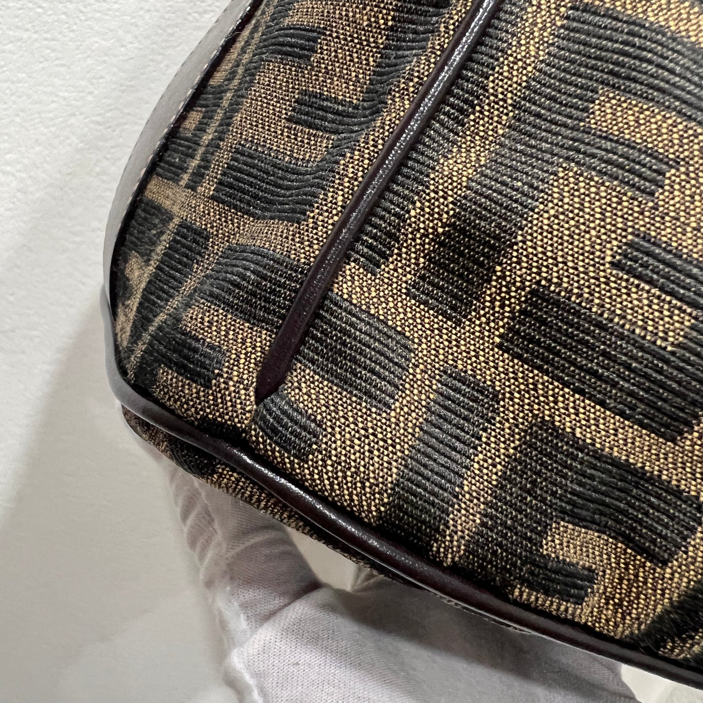 FENDI Zucca Vanity Bag 24cm
