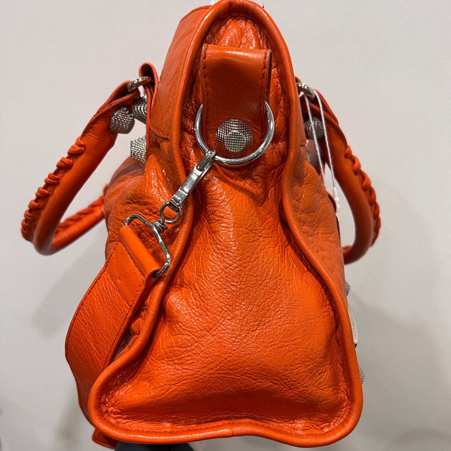 BALENCIAGA City Bag Orange Giant Hardware