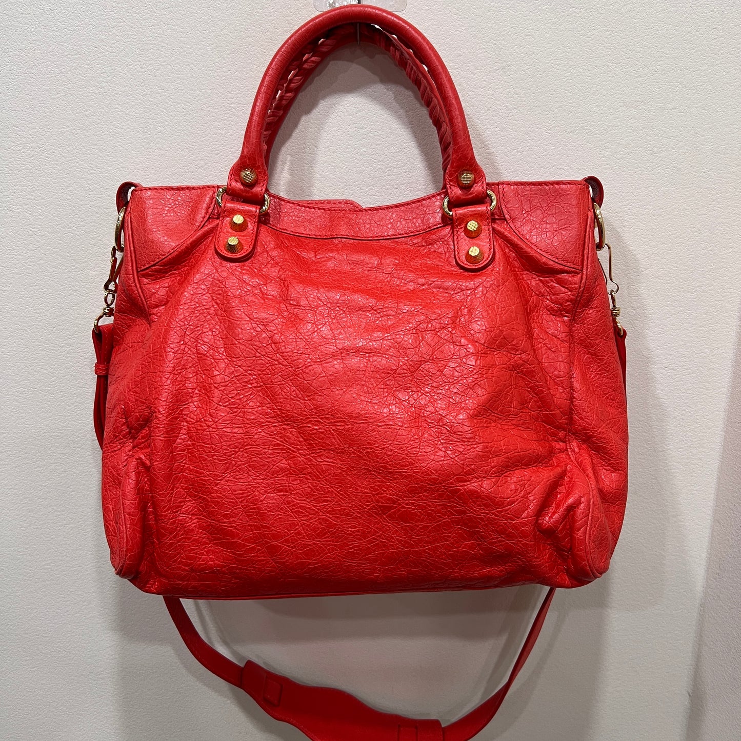 BALENCIAGA City Bag Red Orange Medium