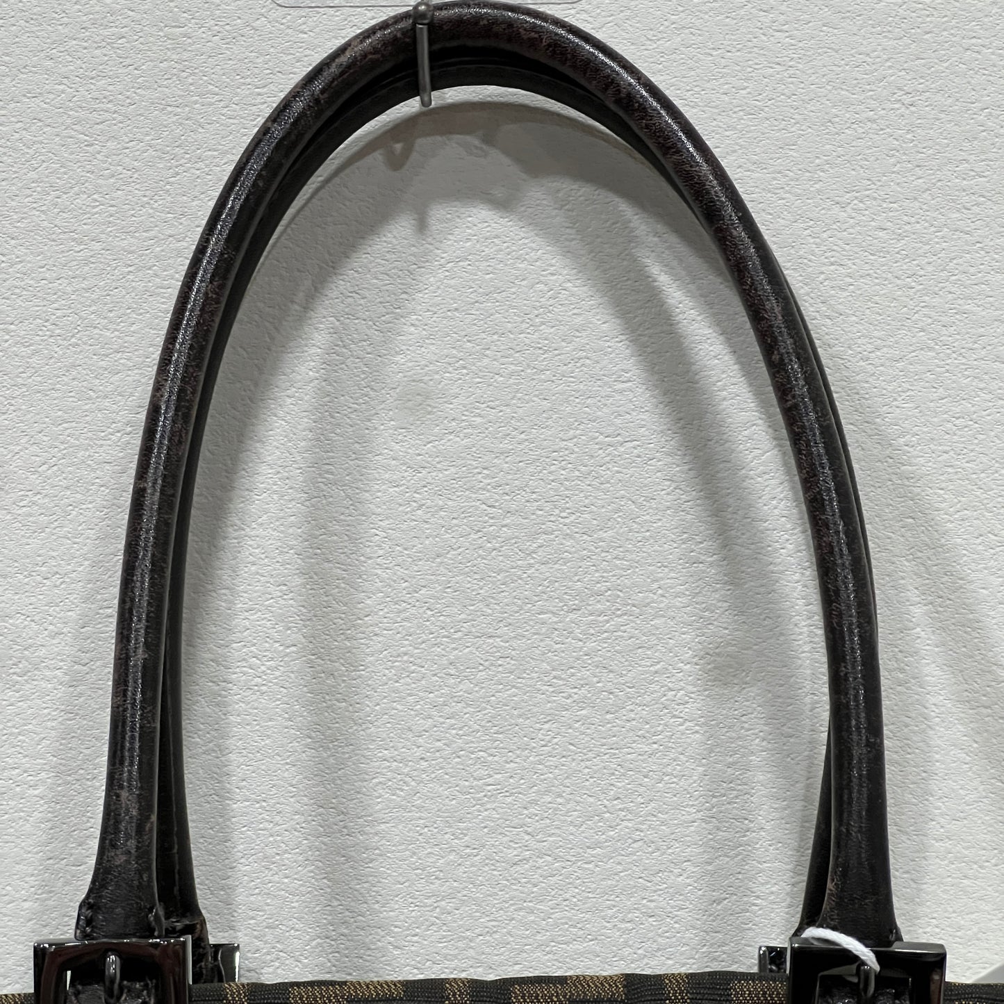 FENDI Tobacco Zucca Handbag