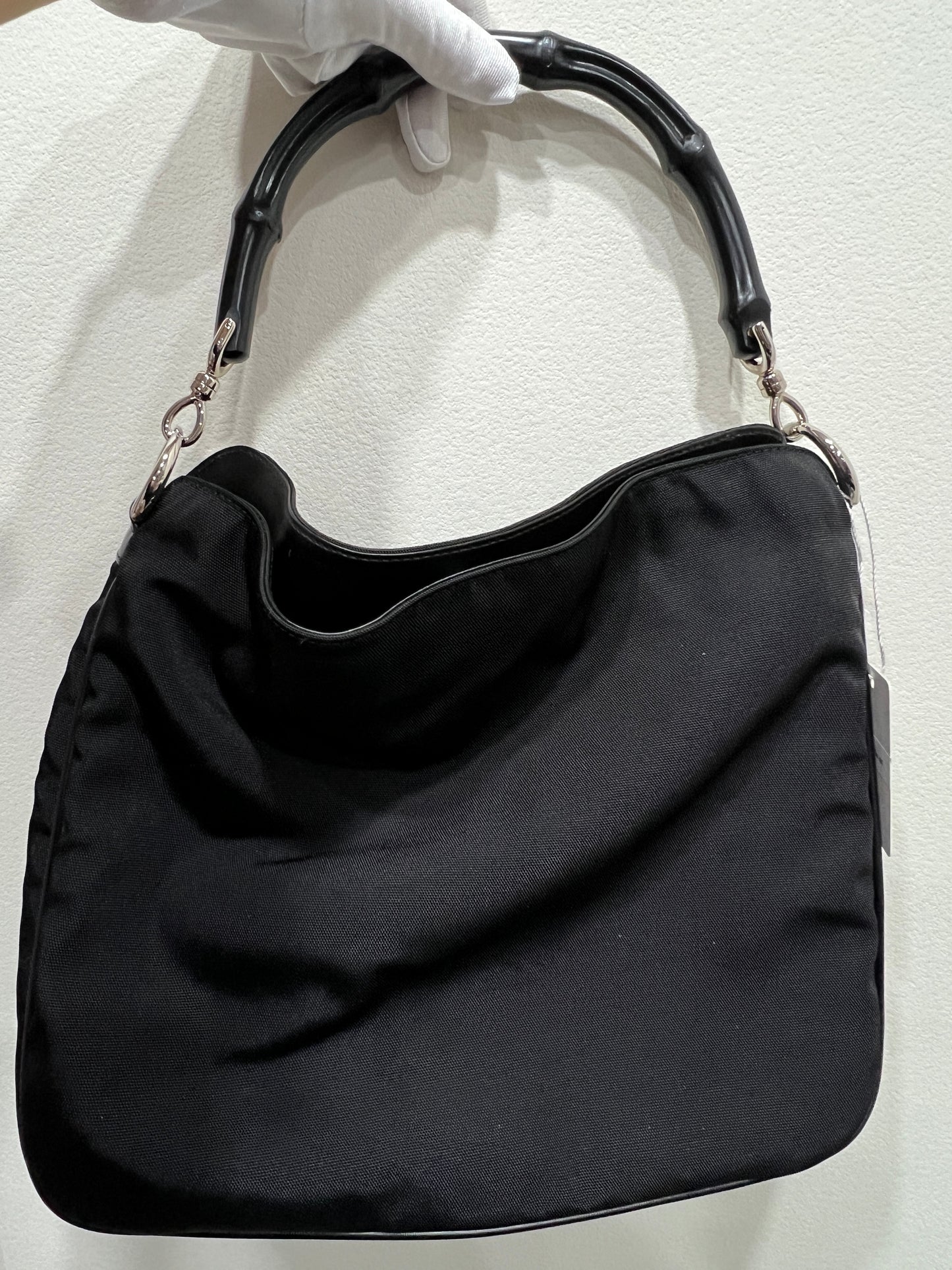 GUCCI Bamboo 2 way Handbag and Shoulder Bag