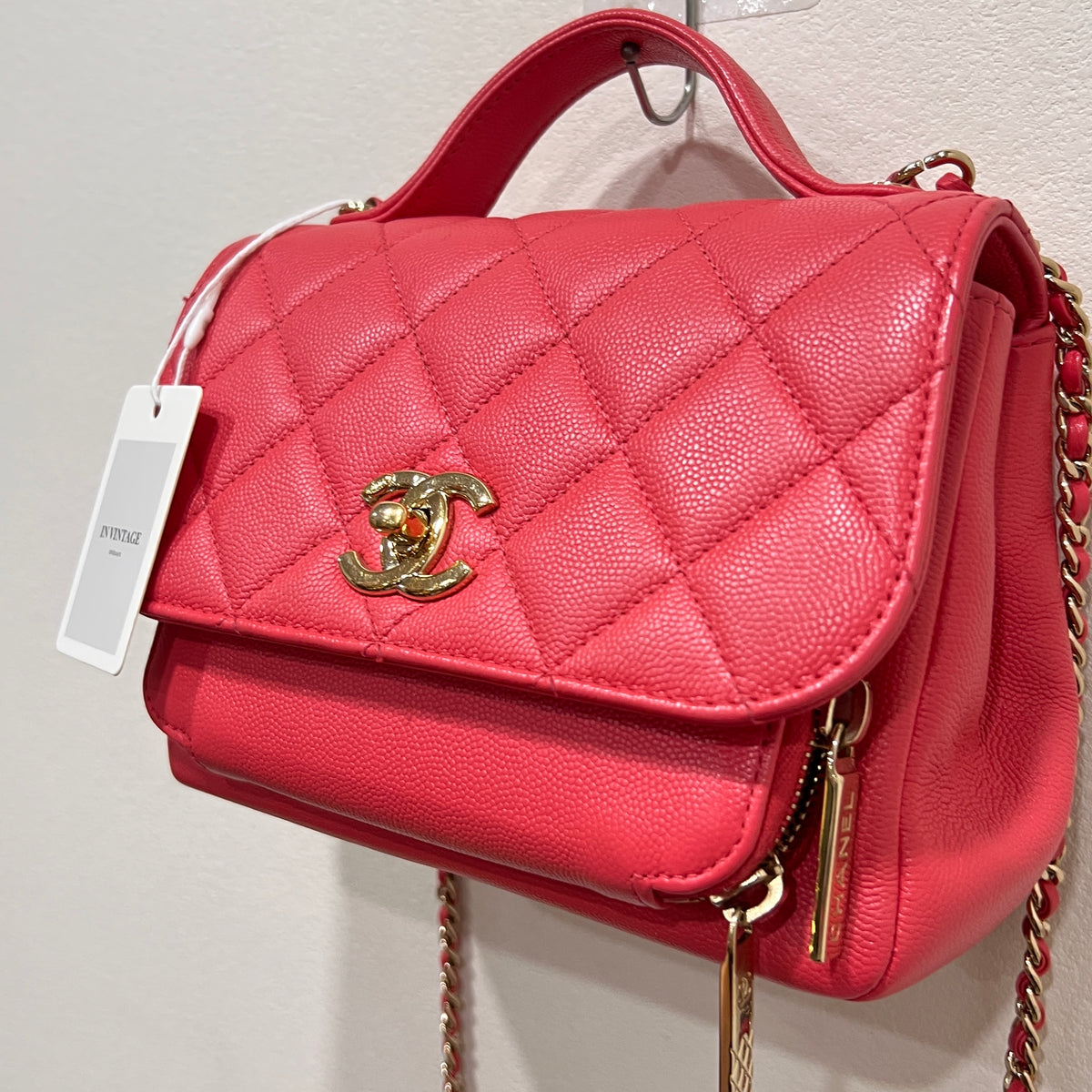 CHANEL Business Affinity Quilted Caviar
